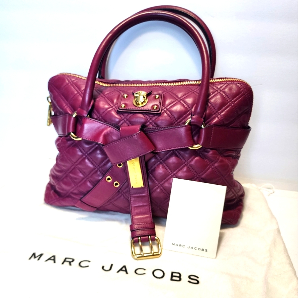 Marc Jacobs Quilted Leather 'Bruna' Tote Bag - Picture 2 of 13